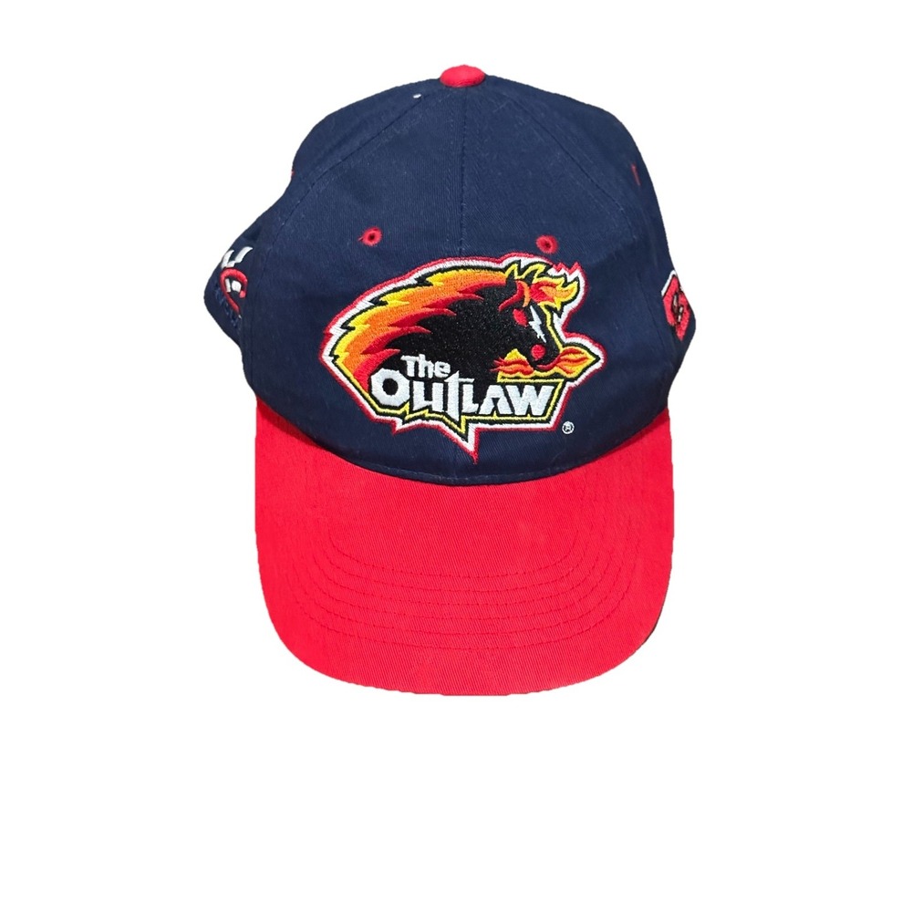 Dale Earnheart Jr The Outlaw Hat Mens Blue‎ Snap Back Nascar Racing Race Car EUC